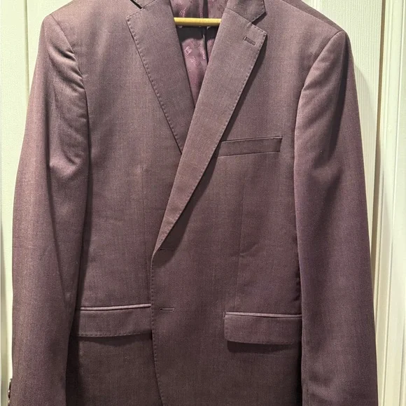 Men's Maroon/Burgundy Psycho Bunny Blazer/Coat - Picture 1 of 7